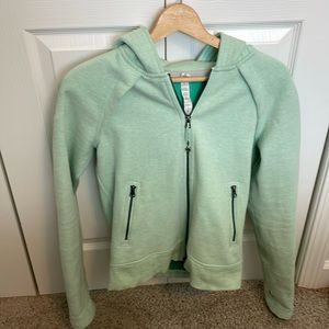 Green Lululemon Scuba Full Zip Jacket